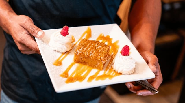 Coconut & Yuca Cake.