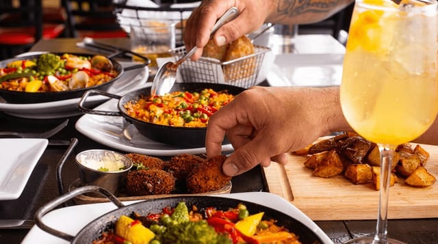 Paella Vegetariana.